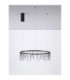 Stellar Integrated LED Pendant Ceiling Light Black Chrome Triac Dimmable LED 25W 1875lm 3000K-3