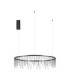 Stellar Integrated LED Pendant Ceiling Light Black Chrome Triac Dimmable LED 30W 2422lm 3000K-1