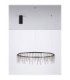 Stellar Integrated LED Pendant Ceiling Light Black Chrome Triac Dimmable LED 30W 2422lm 3000K-4