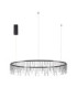 Stellar Integrated LED Pendant Ceiling Light Black Chrome Triac Dimmable LED 36W 3116lm 3000K-1