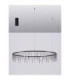 Stellar Integrated LED Pendant Ceiling Light Black Chrome Triac Dimmable LED 36W 3116lm 3000K-3