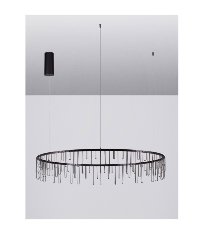 Stellar Integrated LED Pendant Ceiling Light Black Chrome Triac Dimmable LED 36W 3116lm 3000K-3