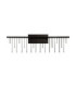 Stellar Integrated LED Wall Lamp Black Chrome Triac Dimmable LED 11W 892lm 3000K-1