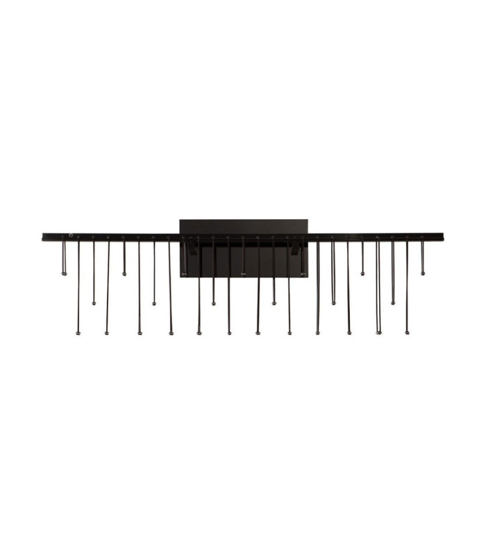 Stellar Integrated LED Wall Lamp Black Chrome Triac Dimmable LED 11W 892lm 3000K-1