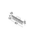 Stellar Integrated LED Wall Lamp Black Chrome Triac Dimmable LED 11W 892lm 3000K-6