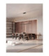 Stellar Bar Pendant Ceiling Light Black Chrome Triac Dimmable LED 17W 1355lm 3000K-2