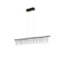 Stellar Bar Pendant Ceiling Light Black Chrome Triac Dimmable LED 17W 1355lm 3000K-3