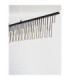 Stellar Bar Pendant Ceiling Light Black Chrome Triac Dimmable LED 17W 1355lm 3000K-8