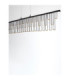 Stellar Bar Pendant Ceiling Light Black Chrome Triac Dimmable LED 17W 1355lm 3000K-9
