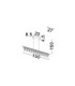 Stellar Bar Pendant Ceiling Light Black Chrome Triac Dimmable LED 17W 1355lm 3000K-10