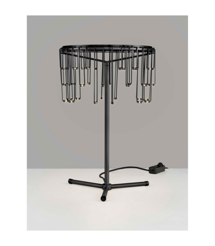 Stellar Table Lamp Black Chrome Dimmable LED 14W 953lm 3000K-4