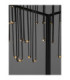 Stellar Table Lamp Black Chrome Dimmable LED 14W 953lm 3000K-5