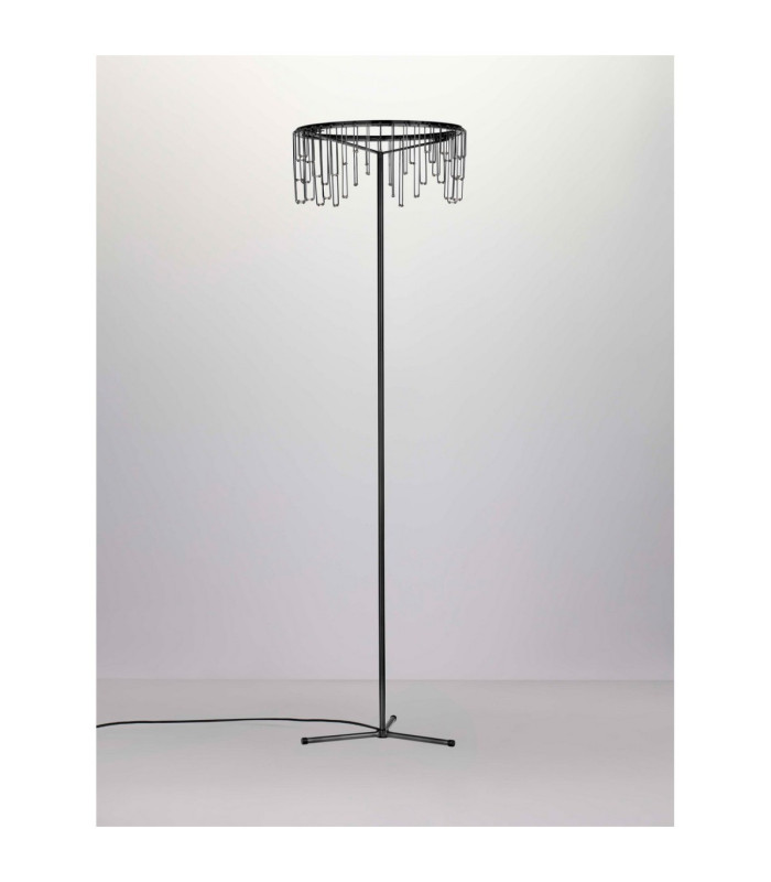 Stellar Floor Lamp Black Chrome Dimmable LED 17W 1266lm 3000K-3