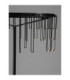 Stellar Floor Lamp Black Chrome Dimmable LED 17W 1266lm 3000K-5