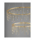 Stellar Integrated LED Pendant Ceiling Light Gold Triac Dimmable LED 41W 3317lm 3000K-6