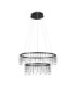 Stellar Integrated LED Pendant Ceiling Light Black Chrome Triac Dimmable LED 41W 3317lm 3000K-1