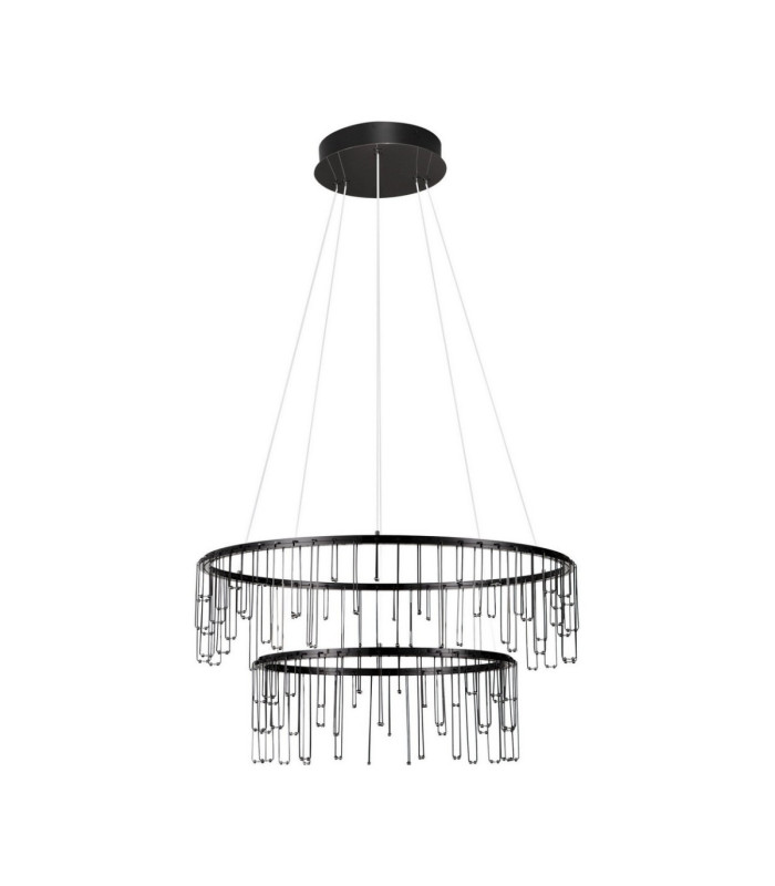 Stellar Integrated LED Pendant Ceiling Light Black Chrome Triac Dimmable LED 41W 3317lm 3000K-1
