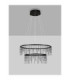 Stellar Integrated LED Pendant Ceiling Light Black Chrome Triac Dimmable LED 41W 3317lm 3000K-3