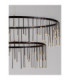 Stellar Integrated LED Pendant Ceiling Light Black Chrome Triac Dimmable LED 41W 3317lm 3000K-5