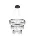 Stellar Integrated LED Pendant Ceiling Light Black Chrome Triac Dimmable LED 72W 5866lm 3000K-1