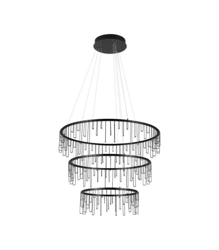 Stellar Integrated LED Pendant Ceiling Light Black Chrome Triac Dimmable LED 72W 5866lm 3000K-1