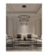 Stellar Integrated LED Pendant Ceiling Light Black Chrome Triac Dimmable LED 72W 5866lm 3000K-2