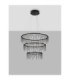 Stellar Integrated LED Pendant Ceiling Light Black Chrome Triac Dimmable LED 72W 5866lm 3000K-3