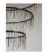 Stellar Integrated LED Pendant Ceiling Light Black Chrome Triac Dimmable LED 72W 5866lm 3000K-5