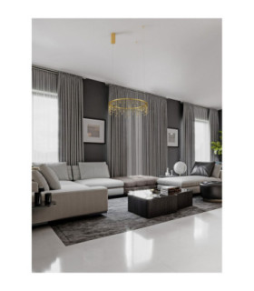 Stellar Integrated LED Pendant Ceiling Light Gold Triac Dimmable LED 25W 1875lm 3000K-2