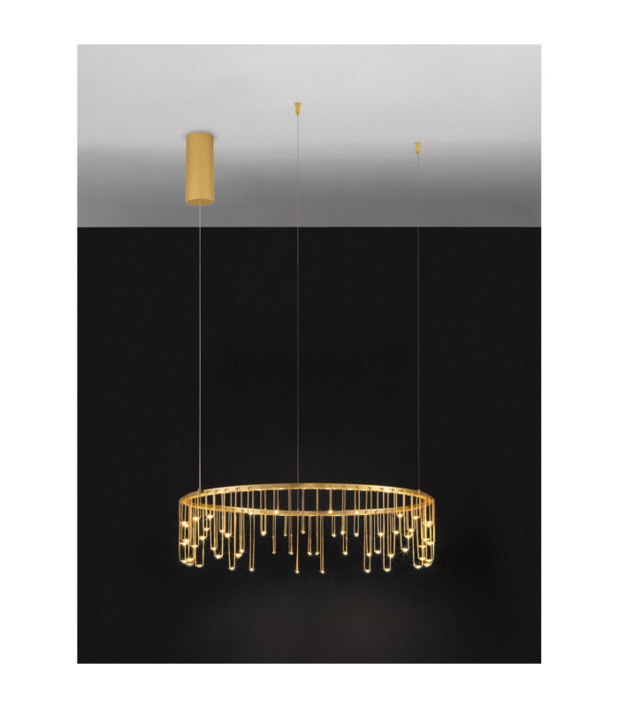 Stellar Integrated LED Pendant Ceiling Light Gold Triac Dimmable LED 25W 1875lm 3000K-3
