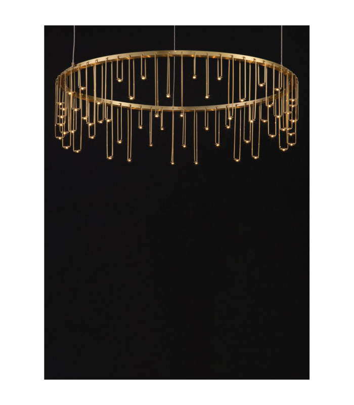 Stellar Integrated LED Pendant Ceiling Light Gold Triac Dimmable LED 25W 1875lm 3000K-5