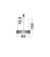 Stellar Integrated LED Pendant Ceiling Light Gold Triac Dimmable LED 25W 1875lm 3000K-6