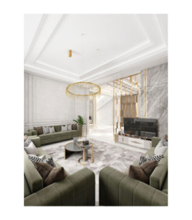Stellar Integrated LED Pendant Ceiling Light Gold Triac Dimmable LED 30W 2422lm 3000K-2