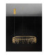 Stellar Integrated LED Pendant Ceiling Light Gold Triac Dimmable LED 30W 2422lm 3000K-3