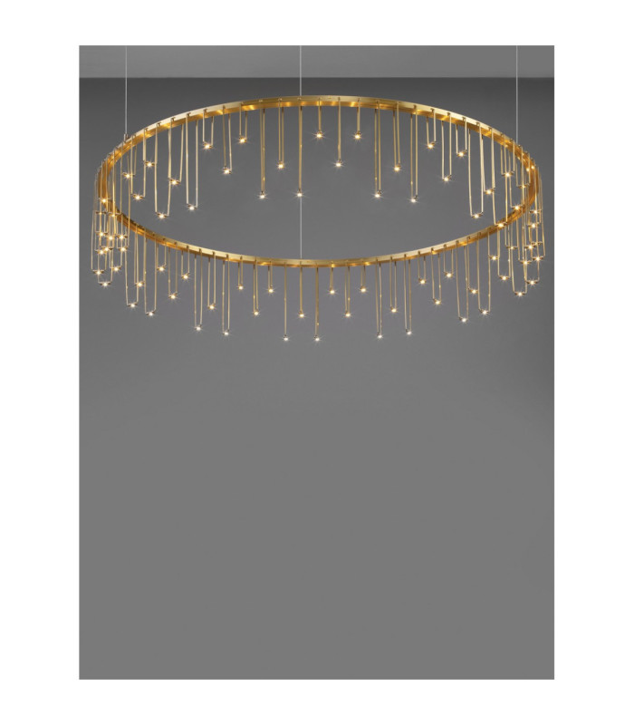Stellar Integrated LED Pendant Ceiling Light Gold Triac Dimmable LED 30W 2422lm 3000K-4