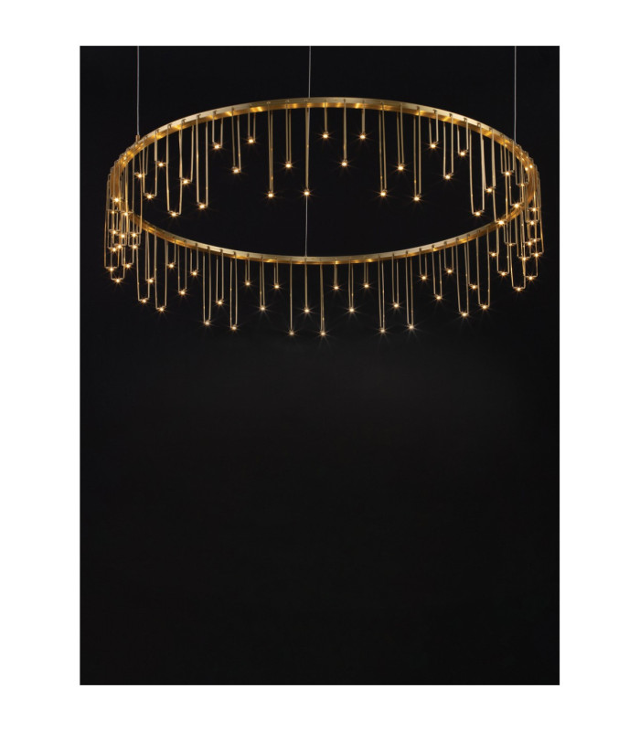 Stellar Integrated LED Pendant Ceiling Light Gold Triac Dimmable LED 30W 2422lm 3000K-6