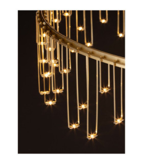 Stellar Integrated LED Pendant Ceiling Light Gold Triac Dimmable LED 36W 3116lm 3000K-2