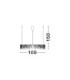Stellar Integrated LED Pendant Ceiling Light Gold Triac Dimmable LED 36W 3116lm 3000K-7