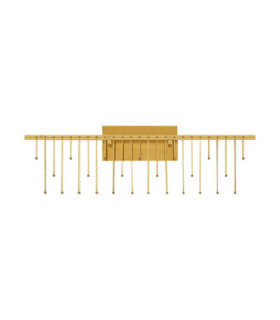 Stellar Integrated LED Wall Lamp Gold Triac Dimmable LED 11W 807lm 3000K-1