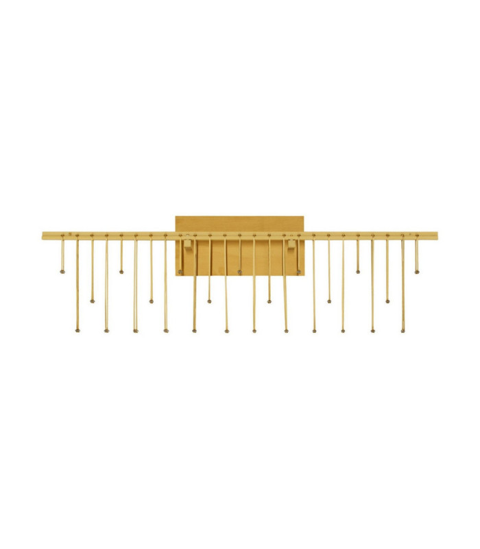 Stellar Integrated LED Wall Lamp Gold Triac Dimmable LED 11W 807lm 3000K-1