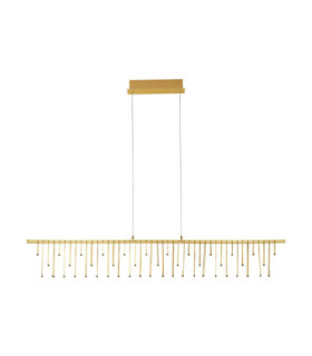 Stellar Bar Pendant Ceiling Light Gold Triac Dimmable LED 17W 1355lm 3000K-1