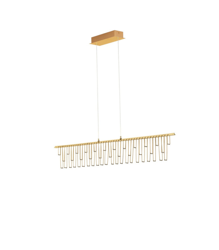 Stellar Bar Pendant Ceiling Light Gold Triac Dimmable LED 17W 1355lm 3000K-3