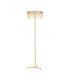 Stellar LED Integrated Floor Lamp Gold Dimmable LED 17W 1258lm 3000K-1