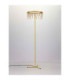 Stellar LED Integrated Floor Lamp Gold Dimmable LED 17W 1258lm 3000K-4