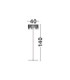 Stellar LED Integrated Floor Lamp Gold Dimmable LED 17W 1258lm 3000K-6