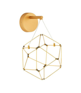 Nebula Integrated LED Wall Lamp Gold LED 6W 345lm 3000K-1