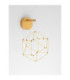 Nebula Integrated LED Wall Lamp Gold LED 6W 345lm 3000K-5