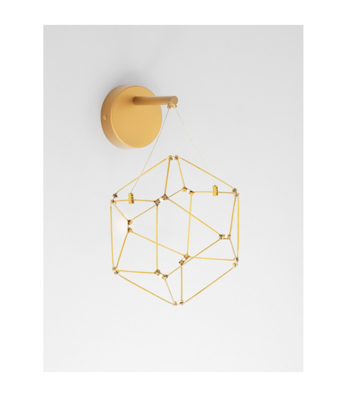 Nebula Integrated LED Wall Lamp Gold LED 6W 345lm 3000K-5
