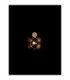 Nebula Integrated LED Wall Lamp Gold LED 6W 345lm 3000K-7