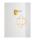 Nebula Integrated LED Wall Lamp Gold LED 6W 345lm 3000K-9